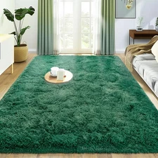 Super Fluffy Rug for Bedroom, 4x6 Shag Fuzzy Area Rug for Living Room Bedroom...