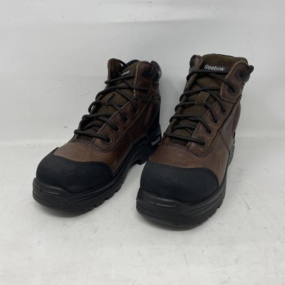 Reebok Work Women's RB755 Trainex Comp Toe Work Boot ESD Dark Brown 11 M