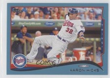 2014 Topps Wal-Mart Blue Aaron Hicks #12 1u7
