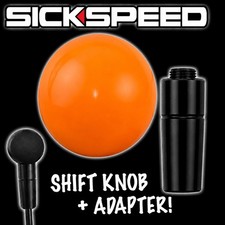 Orange Gumball Shift Knob Adapter For Autoautomatic Gear Shifter Lever K G2