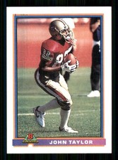 1991 Bowman #472 John Taylor San Francisco 49ers 59306