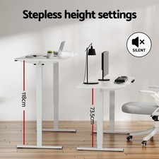 Artiss Electric Standing Desk 140cm Adjustable Height Motorised Home Office Desk — image 6