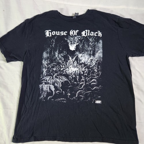 AEW Malakai Black HOUSE OF BLACK Gr. SMALL T-Shirt ALL ELITE WRESTLING