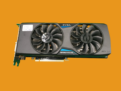 EVGA NVIDIA GeForce GTX 970 Grafikkarte 04G-P4-3975-KR, 4GB GDDR5, Defekt