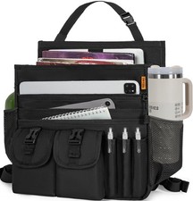 FREEAMG Car Front Seat Organizer Backseat with Dedicated Black