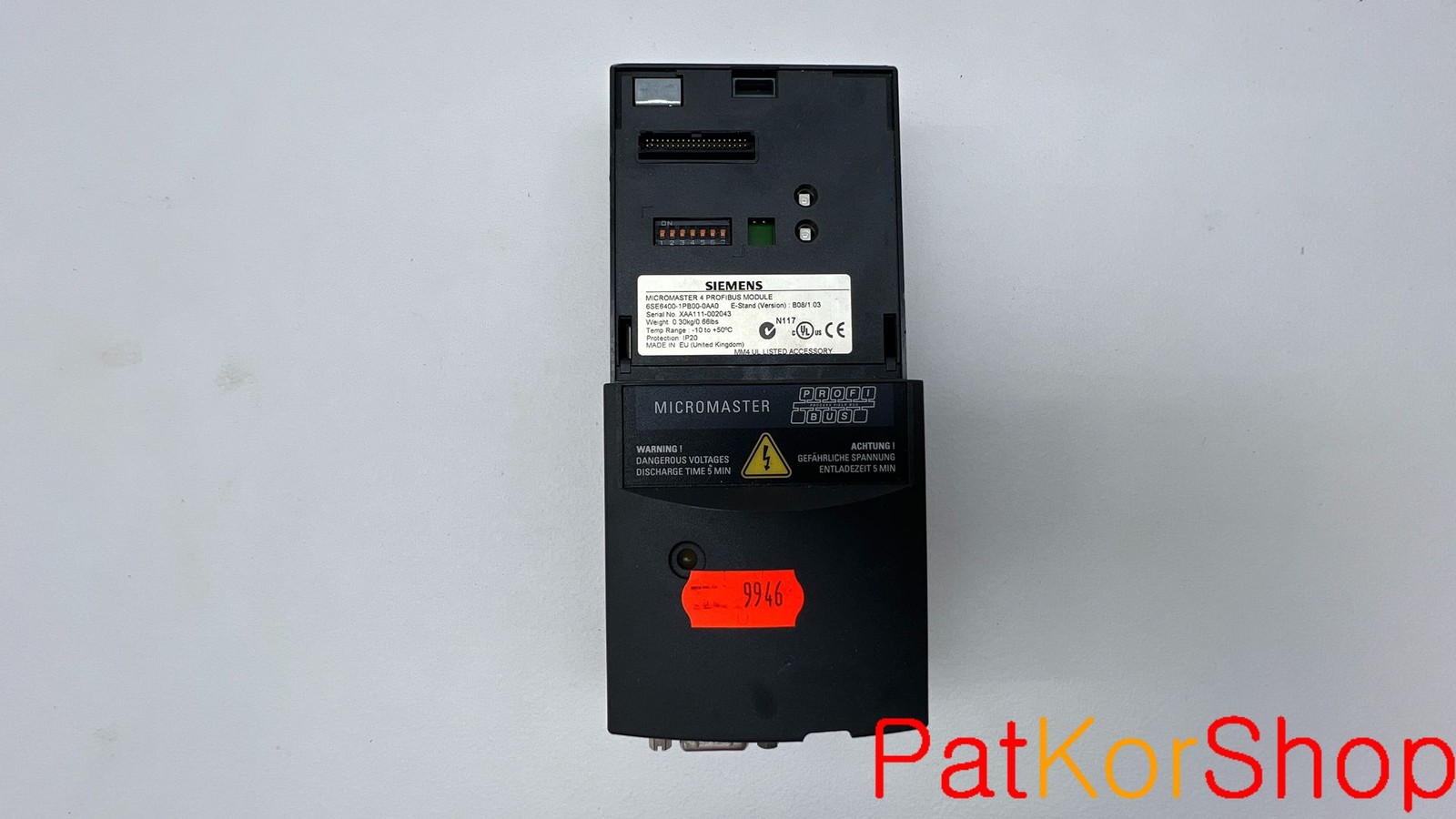 Siemens Micromaster 4 6SE6400-1PB00-0A0