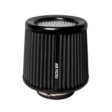 3inch 76mm High Flow Inlet Dry Air Filter Cold Air Intake Cone Replacement Black