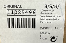 NEW OEM Bosch 11025496 Fan Motor (A)