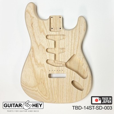 NEW Hosco JAPAN Unfinished, Sanded Strat  62's Style Body Swamp Ash 2-piece #003