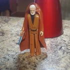 Kenner Star Wars Obi-Wan Kenobi Action Figure Brown Cloak Blue Lightsaber 1977