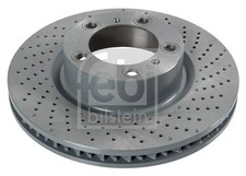 FEBI BILSTEIN 108336 Brake Disc Front Right Fits Porsche 718 Boxster 718 Cayman