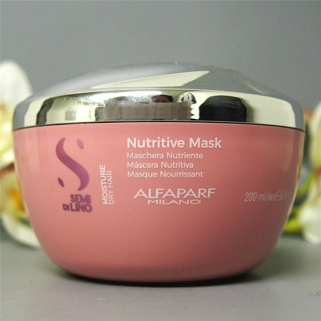 Alfaparf Semi Di Lino Moisture Nutritive Mask For Dry Hair  6.76oz / 200ml