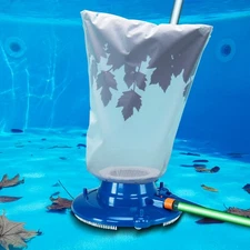 Handheld Vacuum Portable Swimming Pool Cleaner Inground w/ Round Shape Outdoor