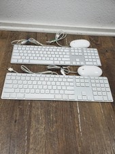 Q17   Lot 2 - Apple A1243 Wired USB Keyboard  Apple A1152 Mighty Mouse Bundle  
