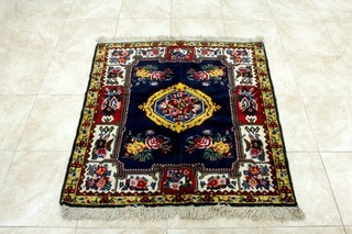 5X4 1940's ANTIQUE HAND KNOTTED VEGETABLE DYE BAKHTIARII WOOL RUG