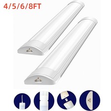 Led Batten Light Linkable 4FT 5FT 6FT 8FT Connectable Garage Shop Ceiling Lamp