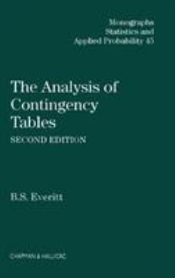 The Analysis of Contingency Tables Hardcover Brian S. Everitt