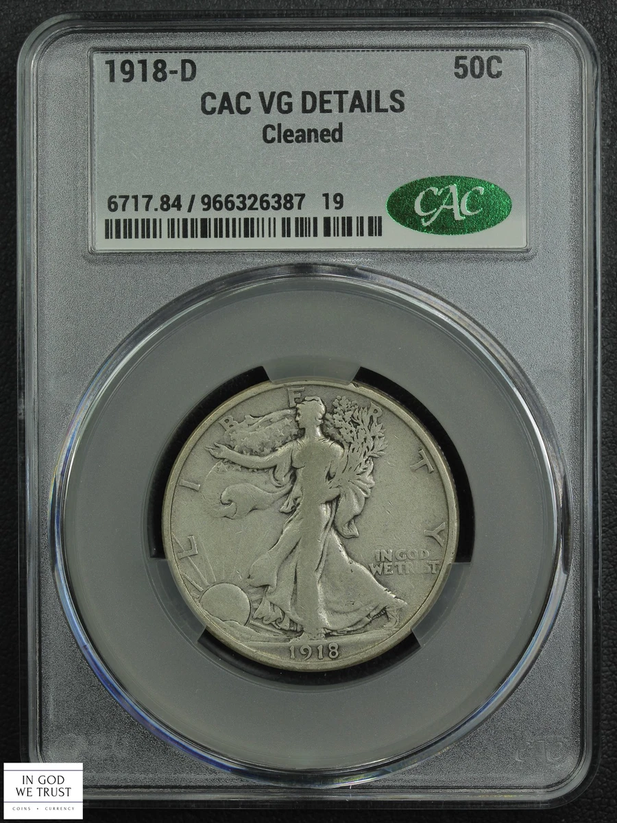 25+ 1918 Year Liberty Walking Half Dollars (1916-1947) for sale
