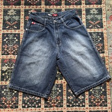 South Pole Men s Denim Shorts Size 32 Blue Wash Y2K Baggy Streetwear RN 82628