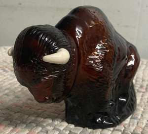 VTG Avon Buffalo Decanter 1/4 Full Wild Country After Shave Original Box