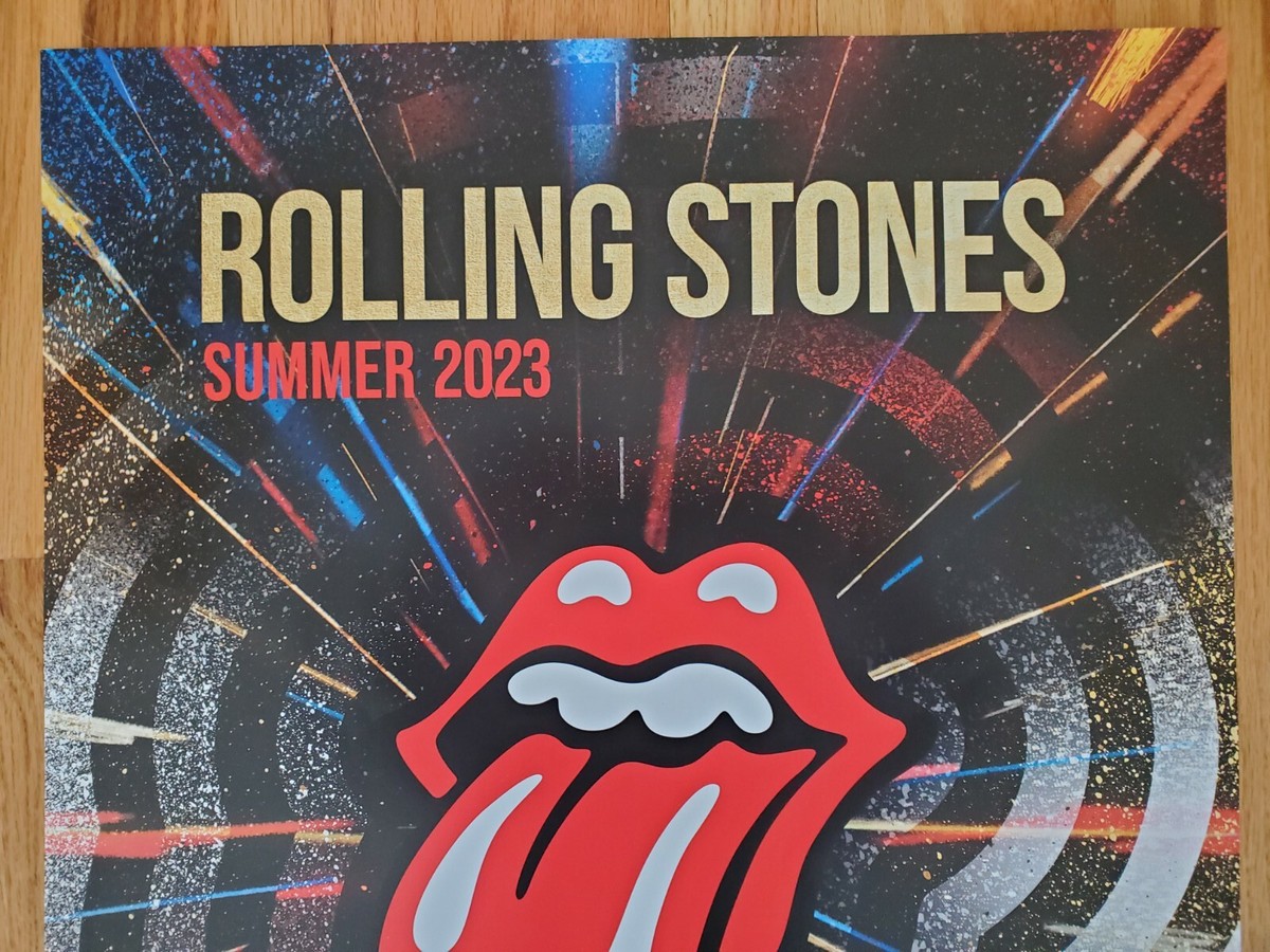 Rolling Stones Summer Tour 2023 Concert Poster Lumen Field SEA, WA