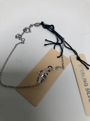 Cluse Force Tropicale Silber Alligator Kette Armband Sterlingsilber (312)