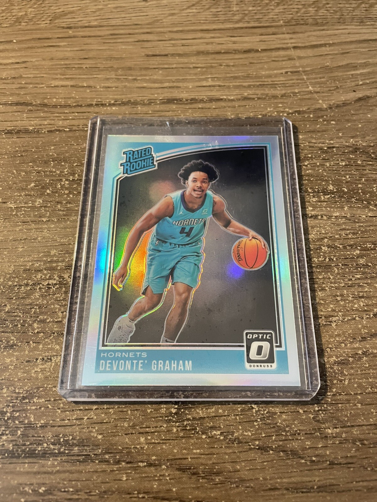 2018-19 Panini Donruss Optic Holo Silver Prizm Devonte Graham #189 Pelicans RC