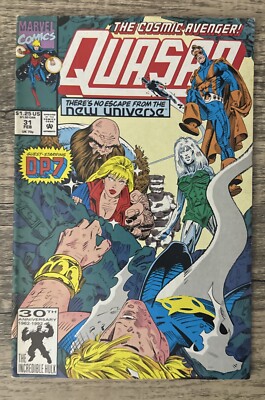 Quasar #31 Marvel Comics 1991     DP7 New Universe.  C15