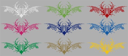 Hanging Skeleton Skull Zombie Monster Car Truck Window Vinyl Decal Sticker - Bild 2 von 3