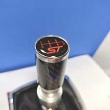 CHROM Kohlefaser ST 6G SPORT stab SCHALTKNAUF FÜR FOCUS MK2 MK3 MK4 FIESTA 2.5T