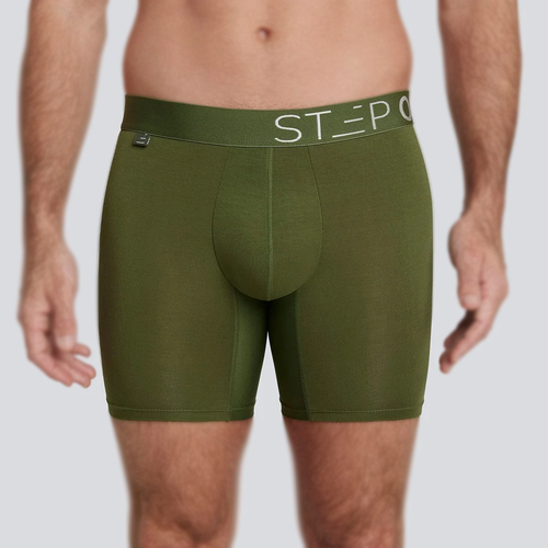 STEP ONE New Mens Boxer Briefs (Longer) Bamboo Underwear- Limited Editions - Picture 48 of 119