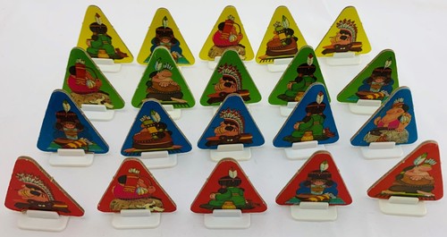 1984 Twelve Teepees Memory Game Milton Bradley Complete in Great Cond FREE SHIP - Picture 4 of 6