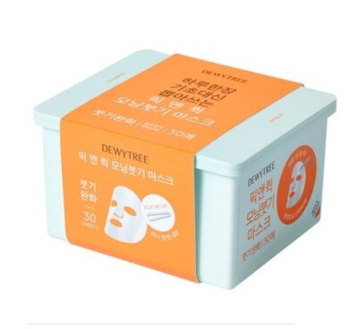 DEWYTREE Morning De-Puffing Pick & Quick 30 Days Mask | 30 Sheets | K-Beauty
