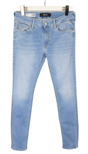 REPLAY Neue Luz Skinny Fit Jeans Damen W32/L32 Hyperflex Wiederverwendet - 第 1/10 張圖片