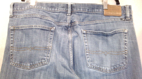 Pantalon homme jean droit bleu Lucky You fait main marque Lucky 221 taille 40/30 - Photo 10/20