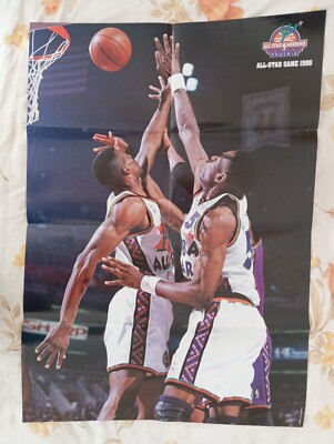 NBA Basketball Poster All Star Game Phönix 1995 Isaiah Rider Slam Dunk Contest