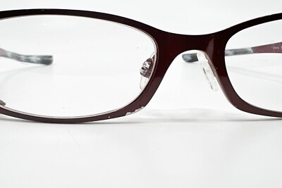 Oakley Revere 22-209 Garnet Red Rectangle Eyeglasses 50-16 130 New Oakley Revere Eyeglasses Frames 22-209 Garnet Red  main image 3