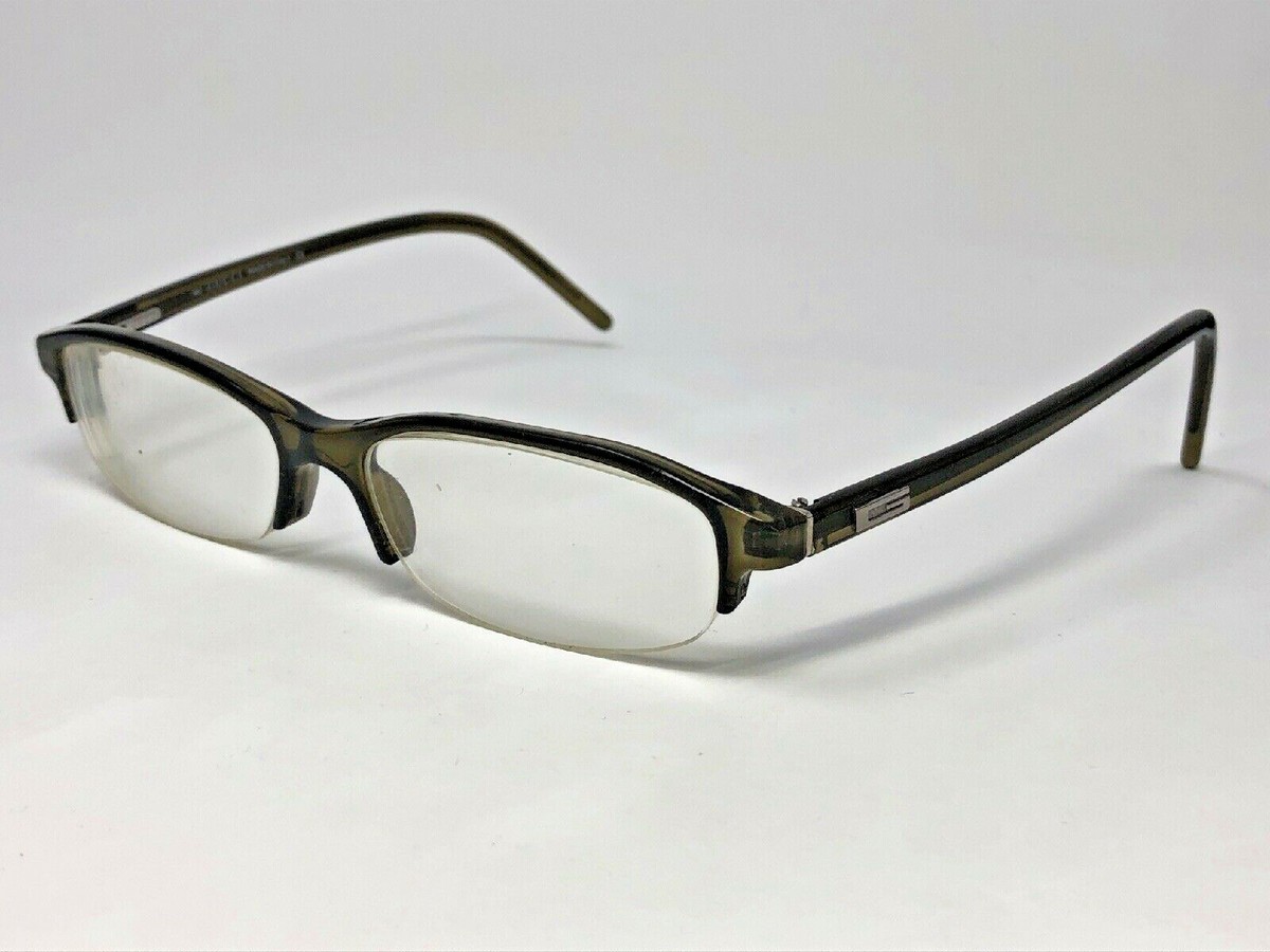 GUCCI GG1505 ZQ6 Eyeglasses Frame Italy Half Rimless 51-16-140
