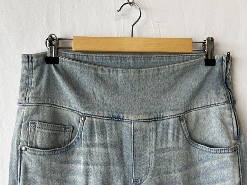 Jeans Spanx High Rise Straight The Signature taglia 31 leggero vintage lavaggio elasticizzato - Foto 3 di 6