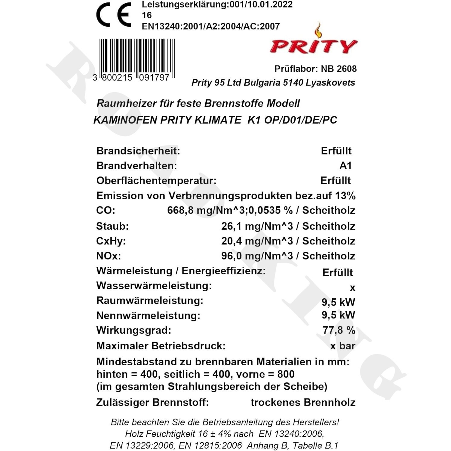 1x Kaminofen Prity K1 Optima Heizleistung 9 5 KW Holz Werkstattofen 1x-kaminofen-prity-k1-optima-heizleistung-9-5-kw-holz-werkstattofen
