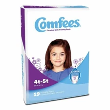 Comfees Girl Training Pants Size 4T-5T Pack of 19 GREAT PRODUCT