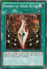 Sword of Dark Rites - GLD4-EN042   1 x Common Limited Ed Mint/NM Yugioh