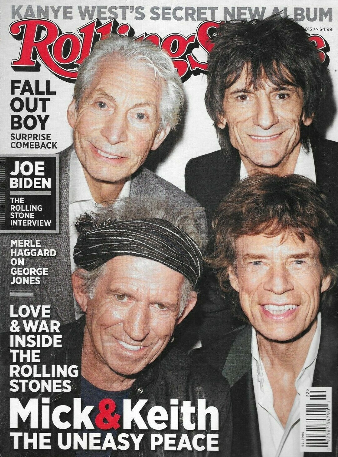 Rolling Stone Magazine Rolling Stones Fall Out Boy Joe Biden Snoop Dogg 2013
