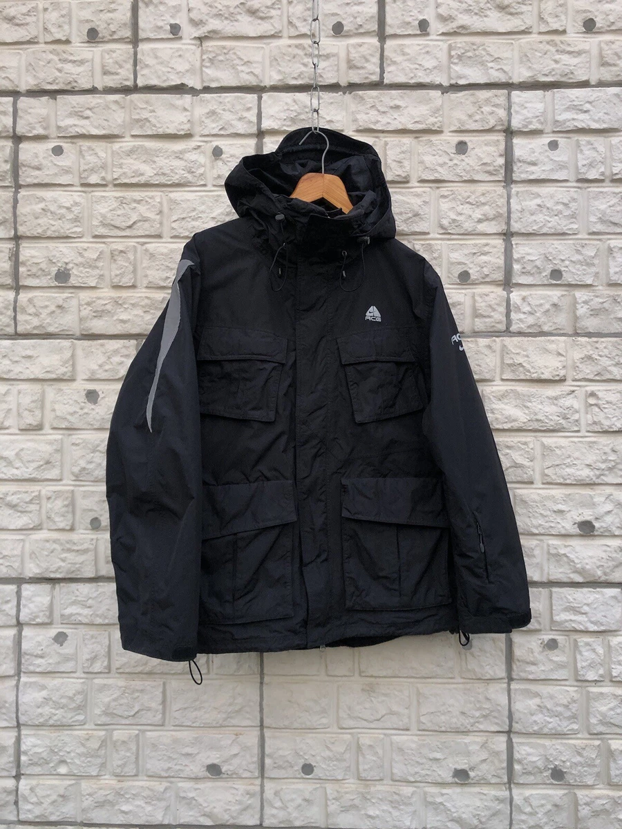 NIKE ACG ‘GORE TEX PCLTE JKT BLACK Nike ACG Jacket Mens Medium Storm-FIT ADV GORE-TEX Misery Ridge