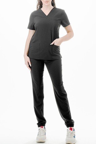 Peeling Sets Medizinische Pflege Uniform Joggerhose 4-Wege Stretch & 6-Taschen - Bild 2 von 61