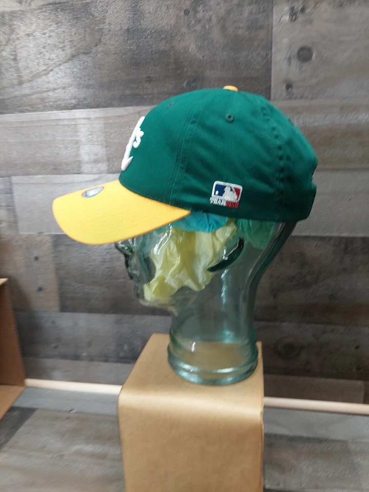 Oakland Athletics A's Major League Baseball MLB Green & Yellow Hook N Loop Hat - Image 4 of 4