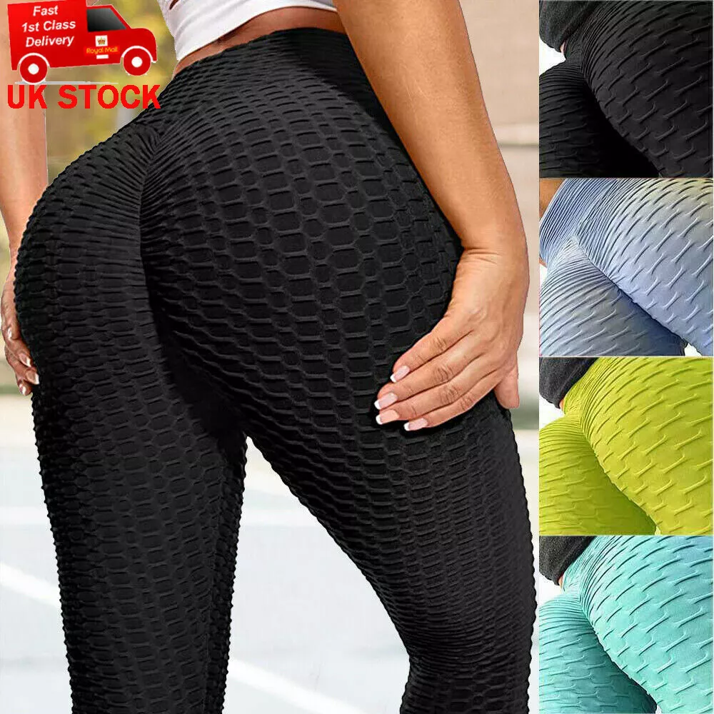 TIK Tok Leggings Women Butt Lifting Workout Tights Plus Sports Waist Yoga  Pants High Waisted Anti-cellulite -  UK