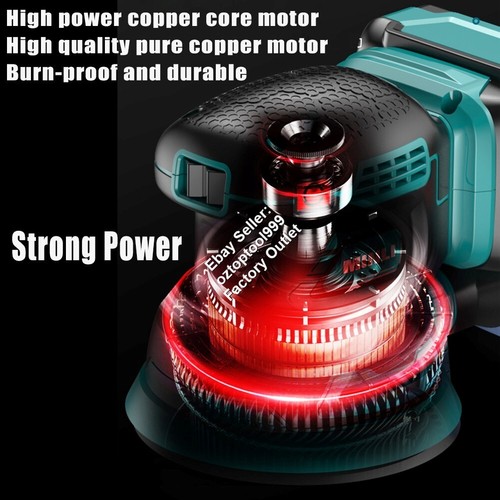 For Makita 18v Battery Brushless Cordless Random Orbital Sander Polisher 125 mm - Picture 6 of 16