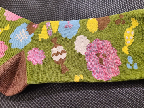 M.&KYOKO Candy Gradient Socks Green Made in Japan - Picture 3 of 5