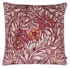 Laurence Llewelyn-Bowen Velvet Floral Sofa Scatter Filled Cushion 55x55cm Red